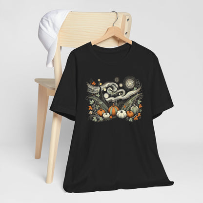 Starry Night - Field of Pumpkins - WhimsyInkWear