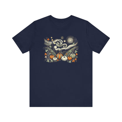 Starry Night - Field of Pumpkins - WhimsyInkWear