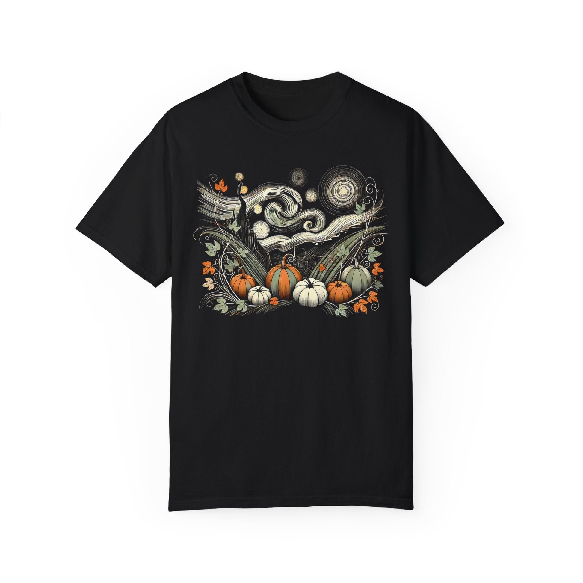 Starry Night - Field of Pumpkins - WhimsyInkWear