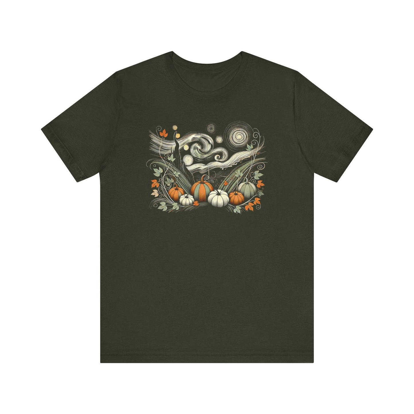 Starry Night - Field of Pumpkins - WhimsyInkWear