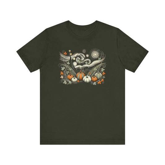 Starry Night - Field of Pumpkins - WhimsyInkWear