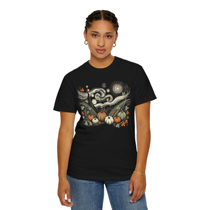 Starry Night - Field of Pumpkins - WhimsyInkWear
