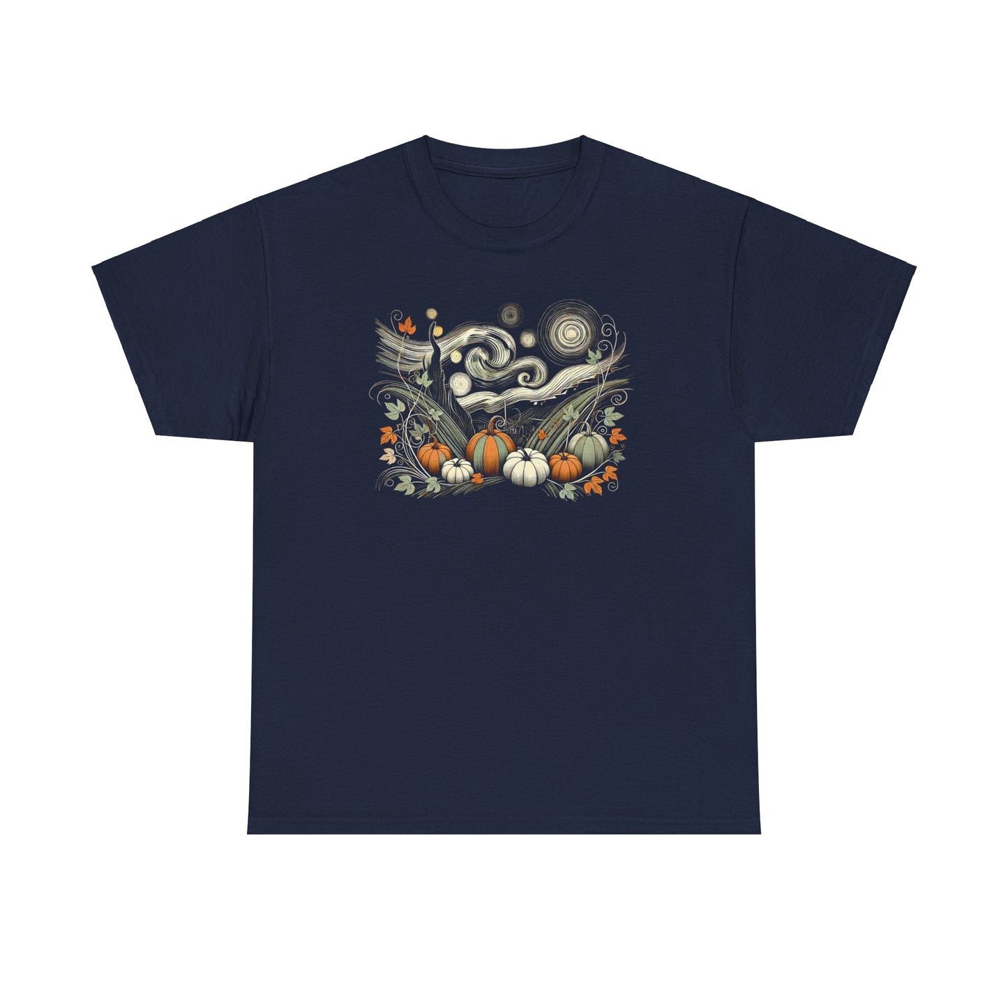Starry Night - Field of Pumpkins - WhimsyInkWear