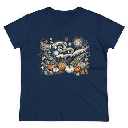 Starry Night - Field of Pumpkins - WhimsyInkWear