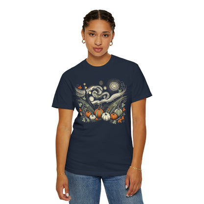 Starry Night - Field of Pumpkins - WhimsyInkWear