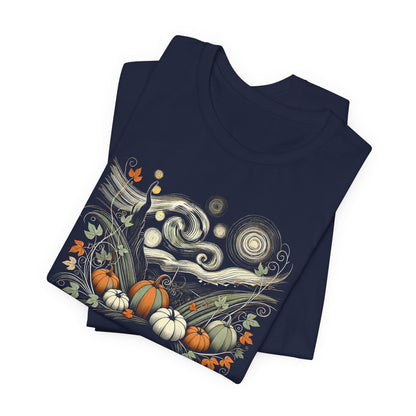 Starry Night - Field of Pumpkins - WhimsyInkWear