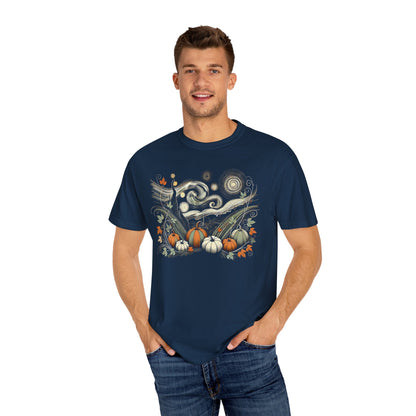 Starry Night - Field of Pumpkins - WhimsyInkWear