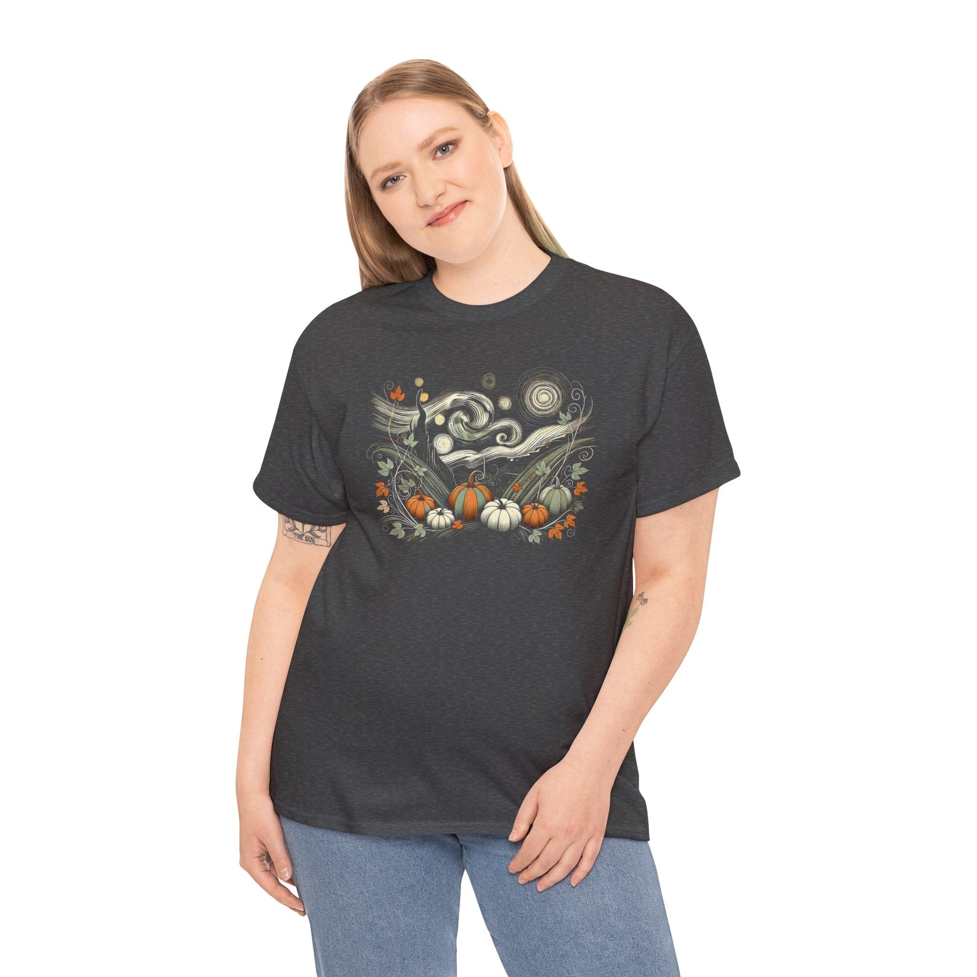 Starry Night - Field of Pumpkins - WhimsyInkWear
