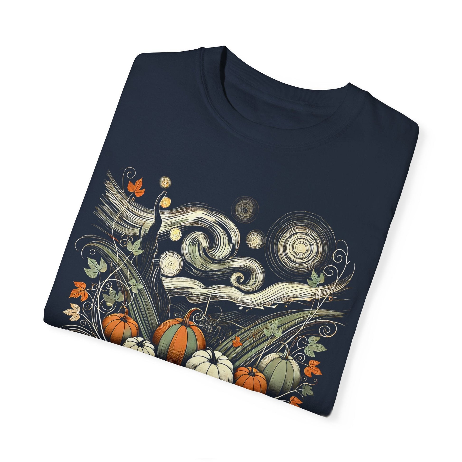 Starry Night - Field of Pumpkins - WhimsyInkWear