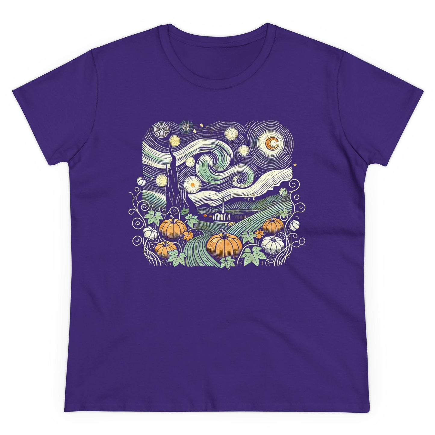 Starry Night Pumpkin - WhimsyInkWear