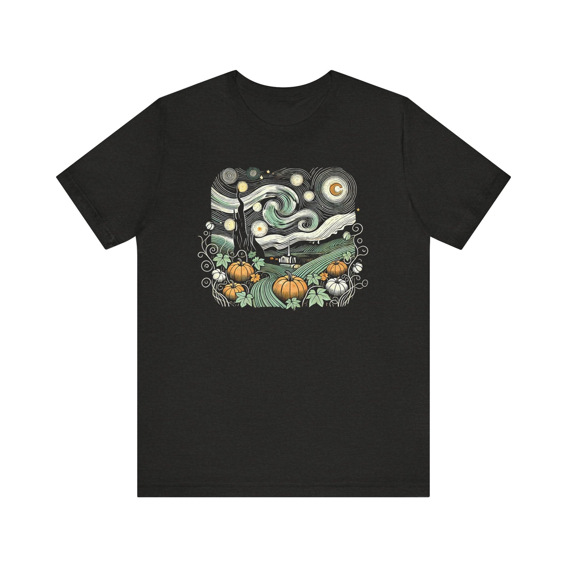 Starry Night Pumpkins Tee - WhimsyInkWear