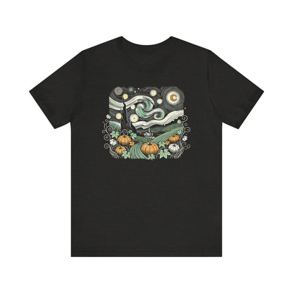 Starry Night Pumpkins Tee - WhimsyInkWear